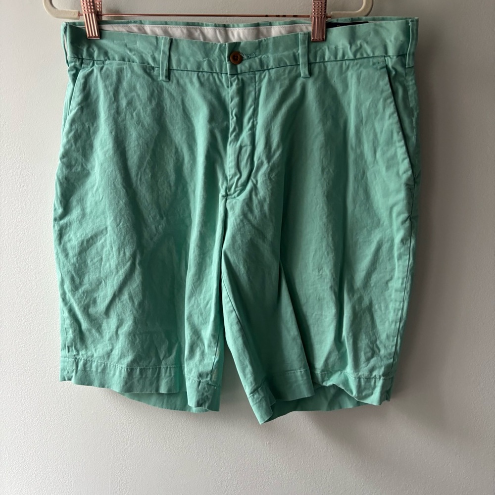 Polo by‎ Ralph Lauren Mint Green Flat Front Shorts